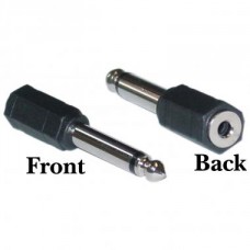 3.5mm Stereo F to 1/4" Mono M Adapter